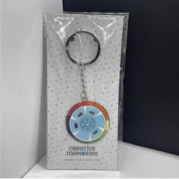 Creative Memories Other - Creative Memories Color Wheel Keychain 2023 Limited Edition Brand New
